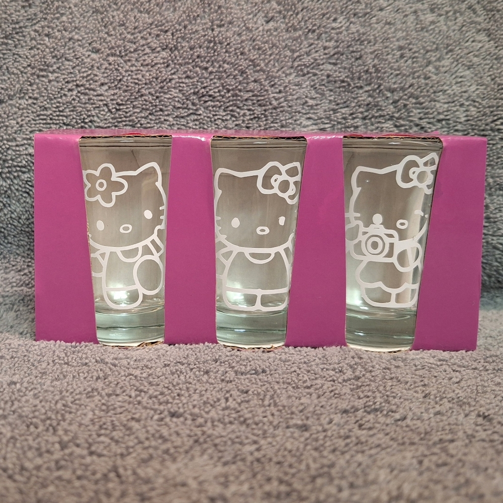 Hello Kitty shot glasses